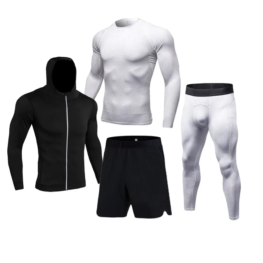

Высококлассная Мужская спортивная одежда, компрессионный Быстросохнущий костюм для бега, бега, тренировок, тренажерного зала, фитнеса, акт...