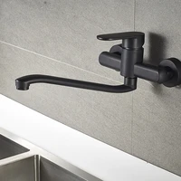 sink tap kitchen faucets paint mixer copper black rotatable in wall kitchen faucet hot cold torneira preta home fixture dm50kf