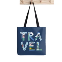2021 shopper travel tote bag printed tote bag women harajuku shopper handbag girl shoulder shopping bag lady canvas bag