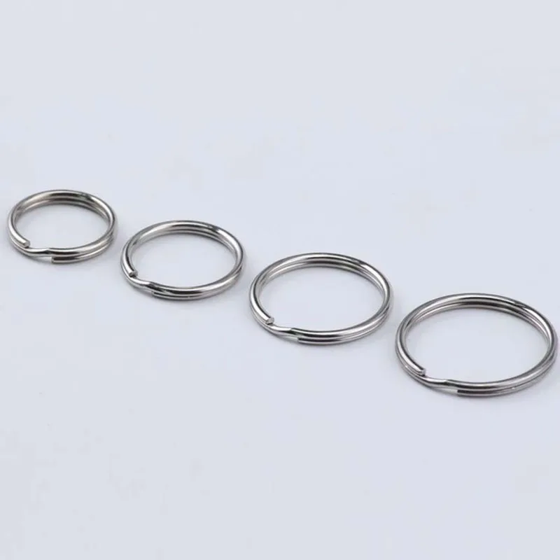 Кольцо для ключей из нержавеющей стали диаметр 304x25 мм 10 шт. | Украшения и