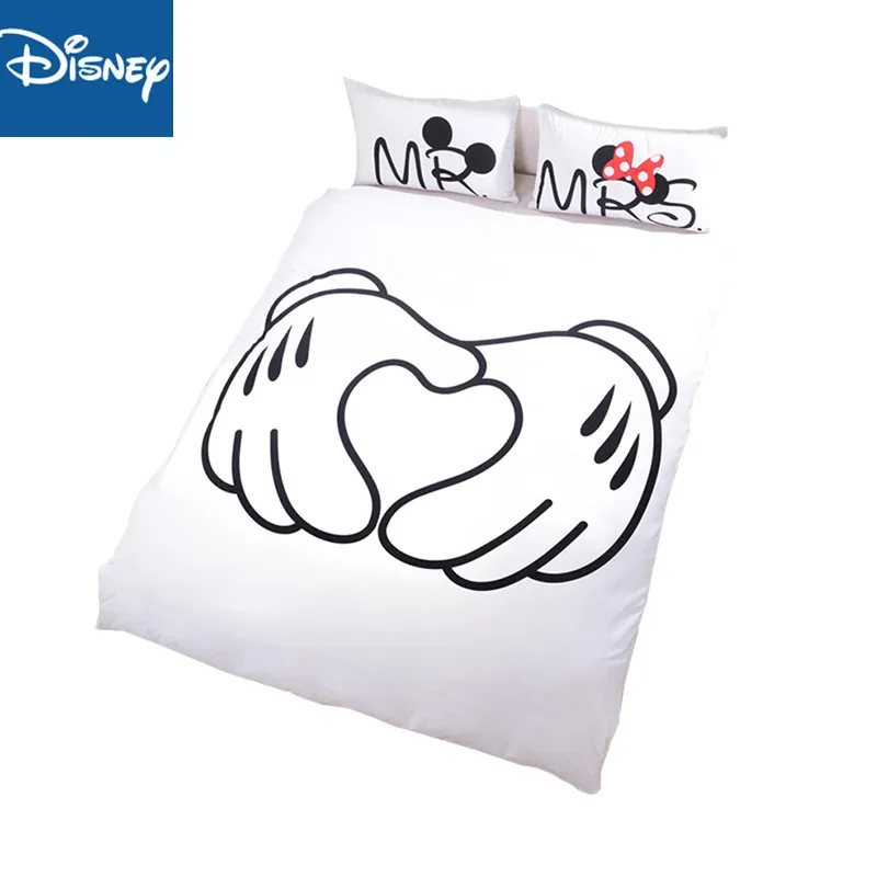 Комплекты постельного белья для девочек с рисунком Микки и Минни Маус
