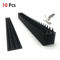 10pcs durable bird spike fence wall spikes yard practical thorn pads for anti cat dog climbing wall window railing garden fence