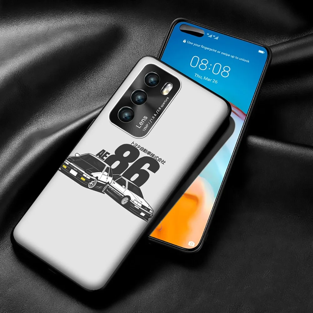 Чехол Lavaza initial d AE86 для Huawei P8 P9 P10 P20 P30 Y6 Y7 Y9 Lite Pro P Smart Nova 2i 3i Mini 2017 2018|Бамперы| |