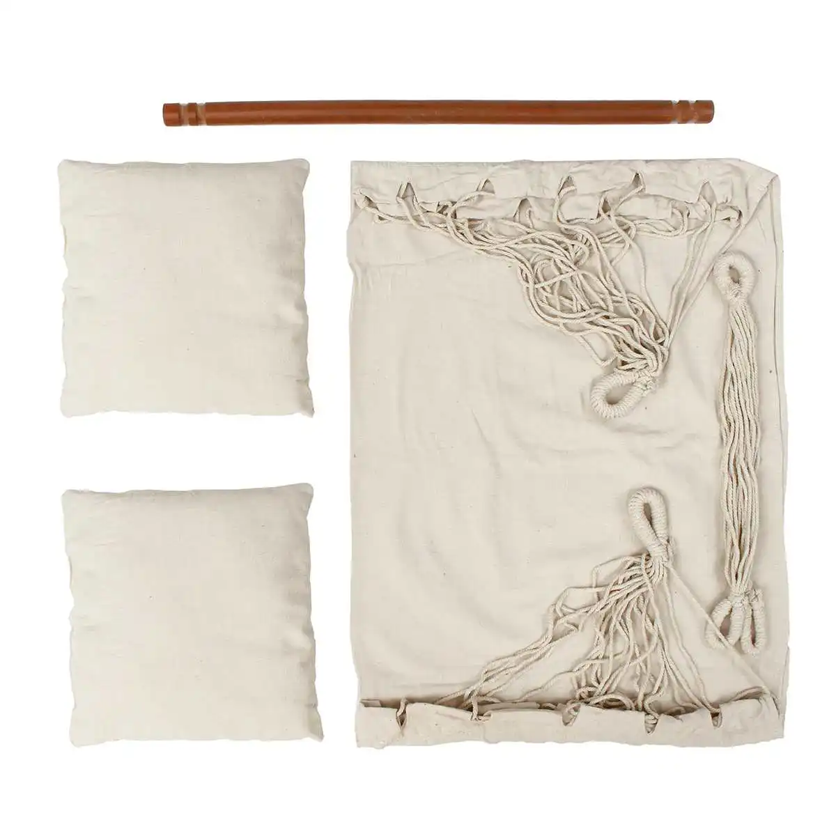 

Portable Thicken Hammock Chair Adults Kid Hanging Swing Chair Outdoor Portable Relaxation Canvas Swing Travel Camping Lazy Chair