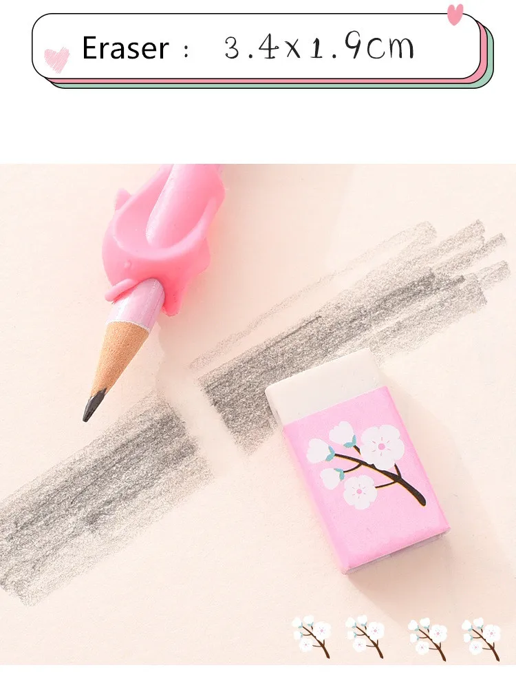 1 Набор Kawaii Мультфильм Единорог кролик HB деревянные карандаши для детей эскиз исследования карандаши с линейкой ластик Ручка точилка подарочный набор
