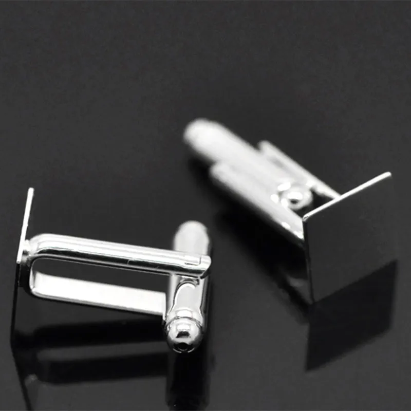 8 сезонов модные медные запонки квадратные посеребренные DIY мужские рубашки для