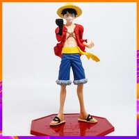 one piece monkey d luffy figure toy 20th anniversary jump gear second luffy action figure anime collectible model dolls