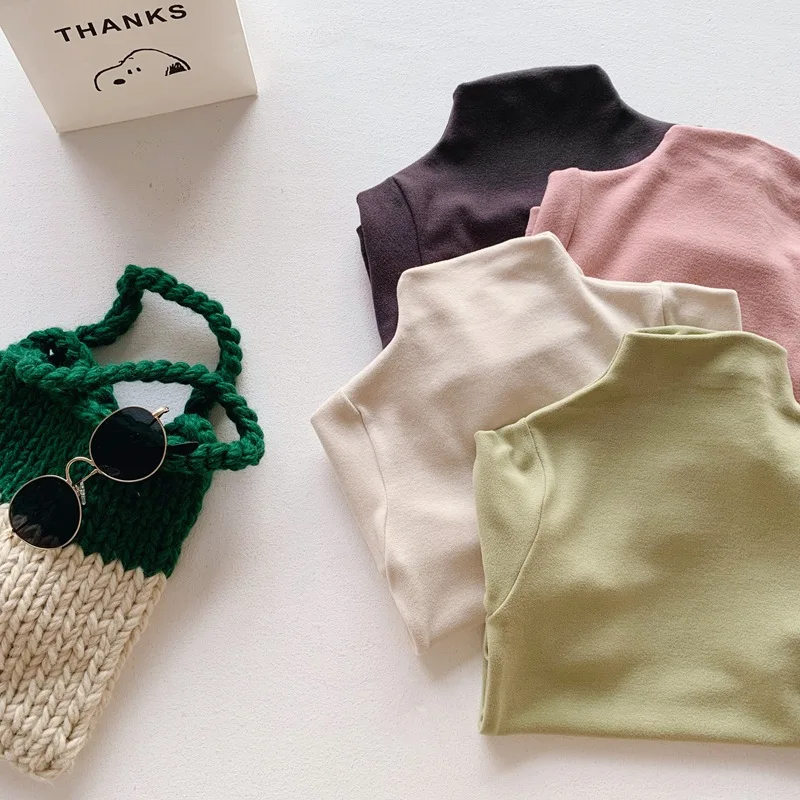 Осень-зима 2019 Новое поступление Корейская Стильная хлопковая однотонная