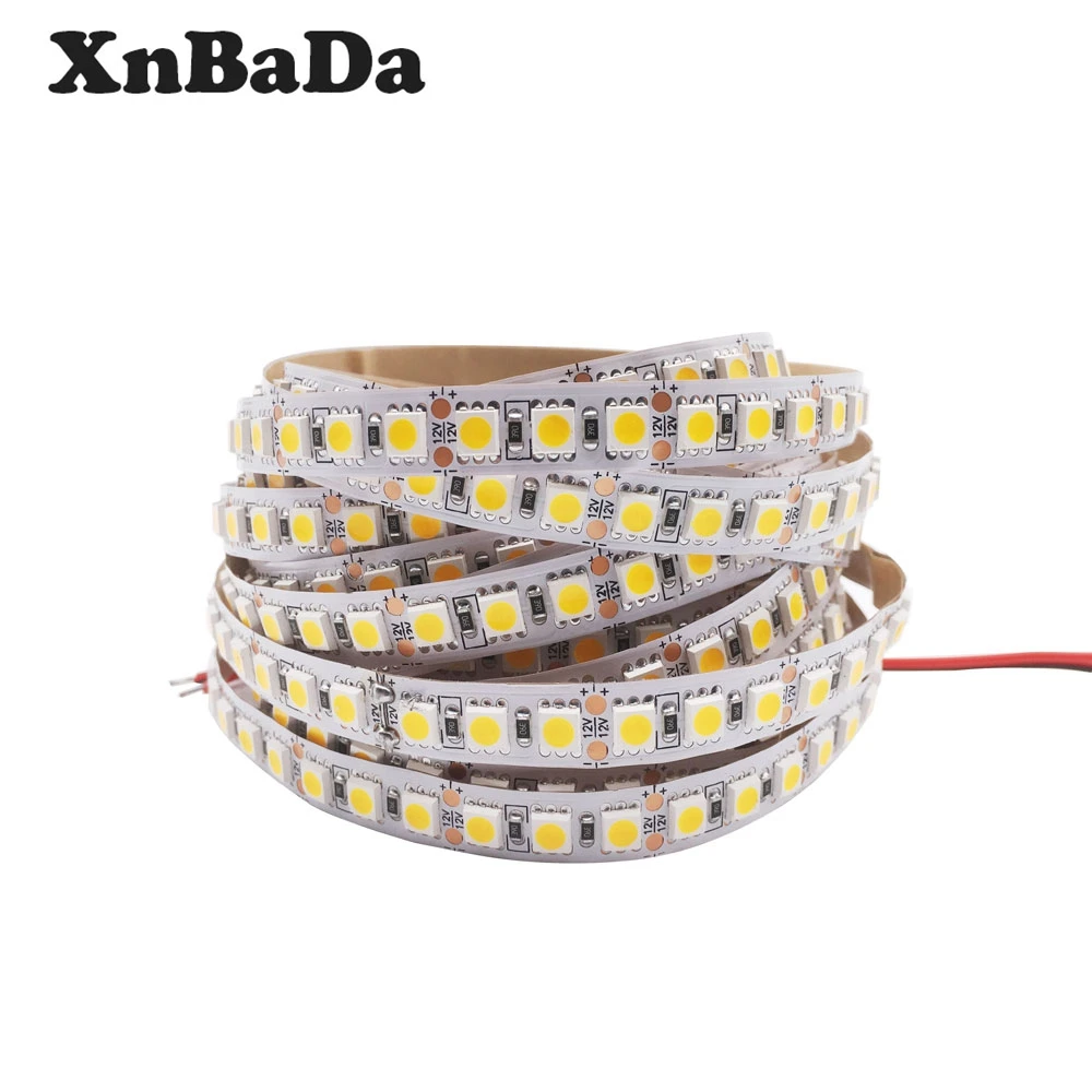 5050 SMD 120 светодиодный s/m фонарь 5 м 600 Гибкая полоса освещения RGB/белый/теплый