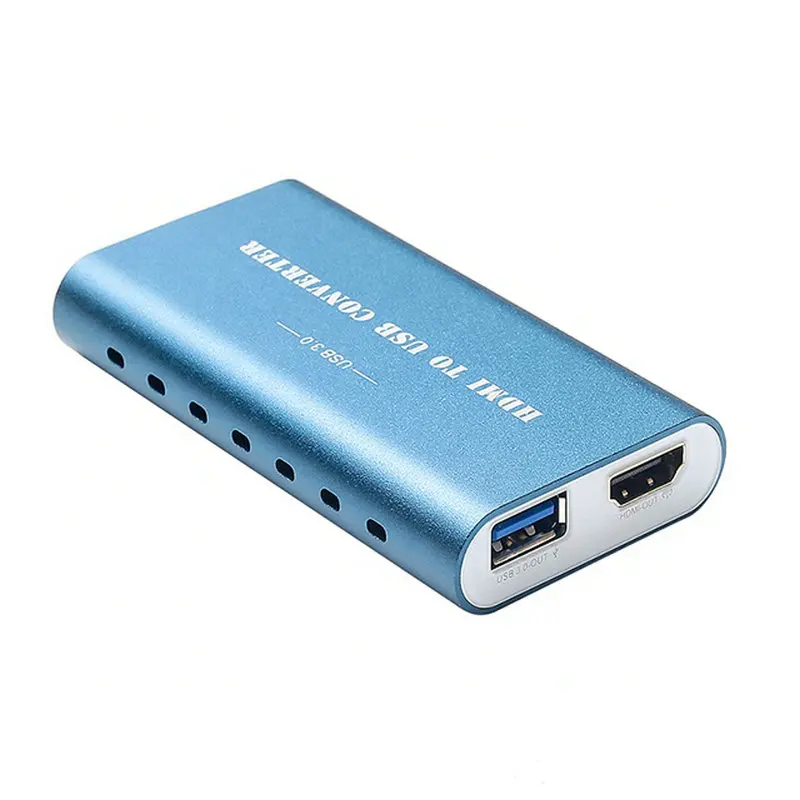 Bestellen VC 3,0 4K HDMI Zu USB 3,0 Video Spiel Laptop Erfassen Karte Für Live-streaming Erfassen Video Hdmi Unterstützung Windows Linux Chrome OS