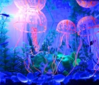 Светящаяся имитация искусственного силикона, реалистичное украшение для аквариума с Медузой