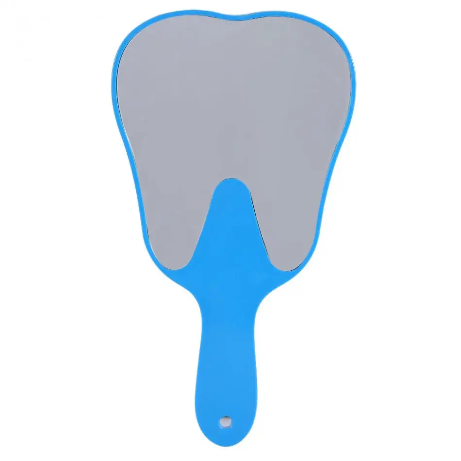 

Fashionable Cute Plastic Handle Dental Care Enlarge Hand Mirror Tool Mirror Protective Film Isn't Friable Four Colors Available