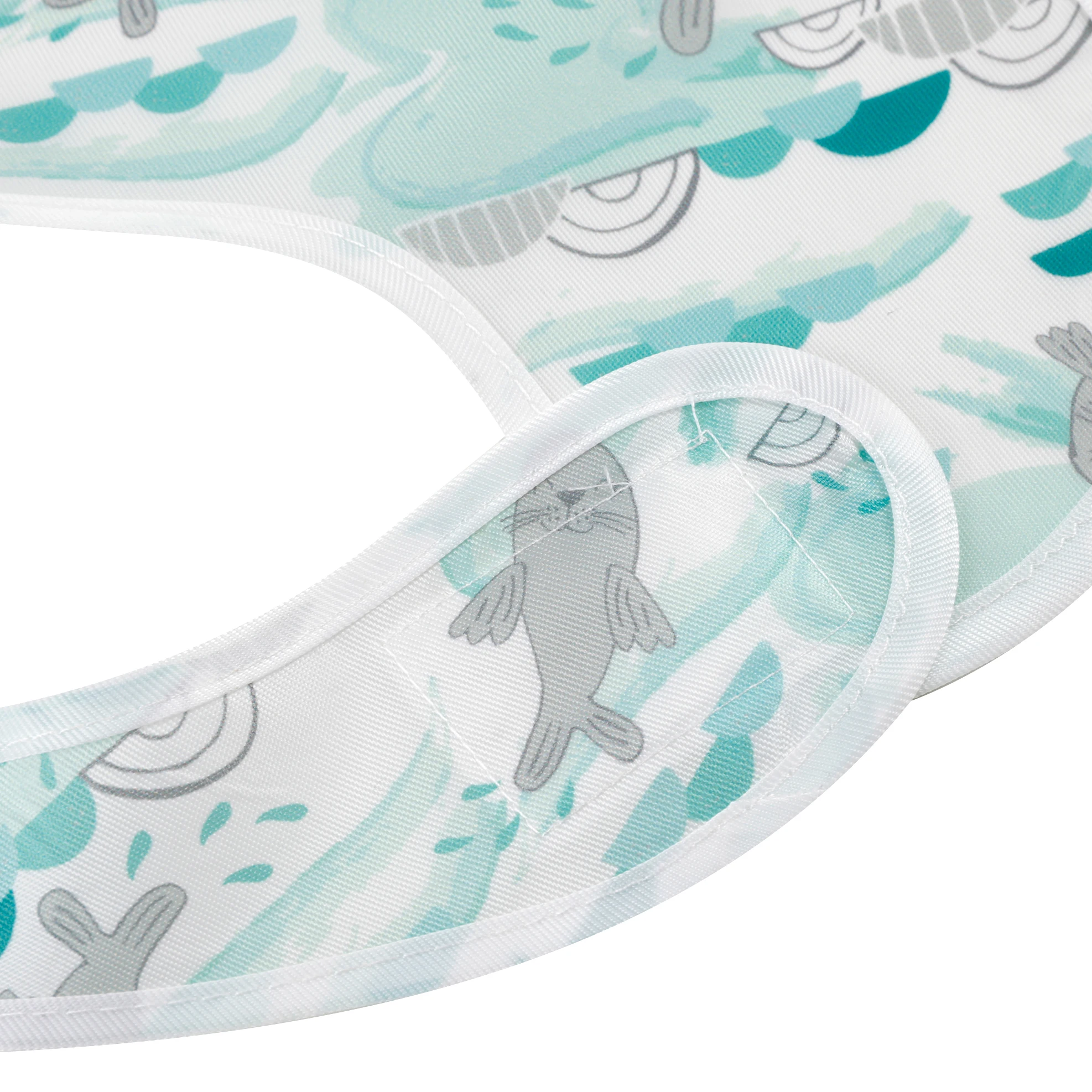 4Pcs/Lot Waterproof Baby Bibs Unisex TPU Washable Fashion For Boys &amp Girls Stain and Odor Resistant Feeding | Детская одежда и