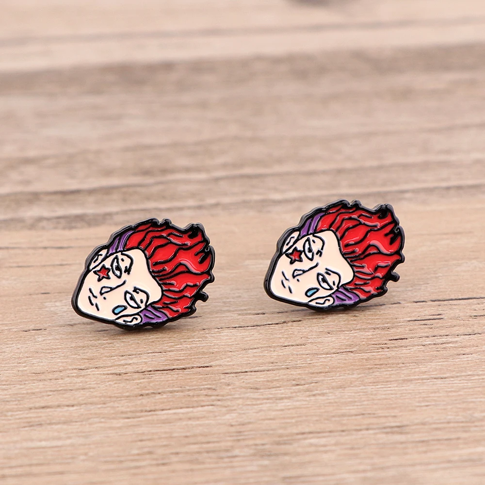 BG1142 Аниме Охотник серьги для женщин из нержавеющей стали горячая эмаль