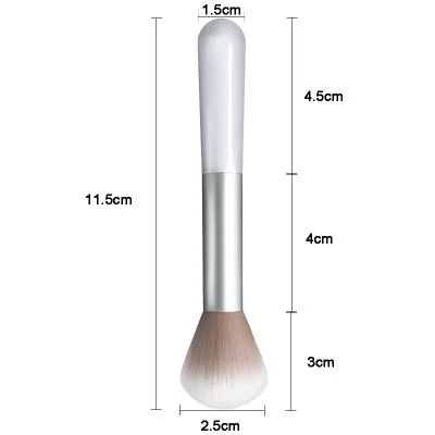 

Highlighter Makeup Brush Powder Brushs Soft White Artificial Fiber Hair Highlight Brush Blush Powder Brushes Makeup Brush Tools