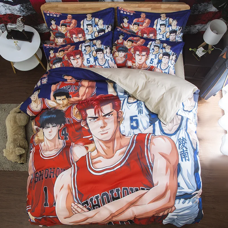 

Bedding Sets SLAM DUNK US/Europe/UK Size Quilt Bed Cover Duvet Cover Pillow Case 2-3 Pieces Set