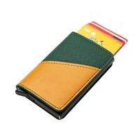 2021 rfid wallet aluminum metal credit smart wallet business card holder business mini card wallet dropshipping man women
