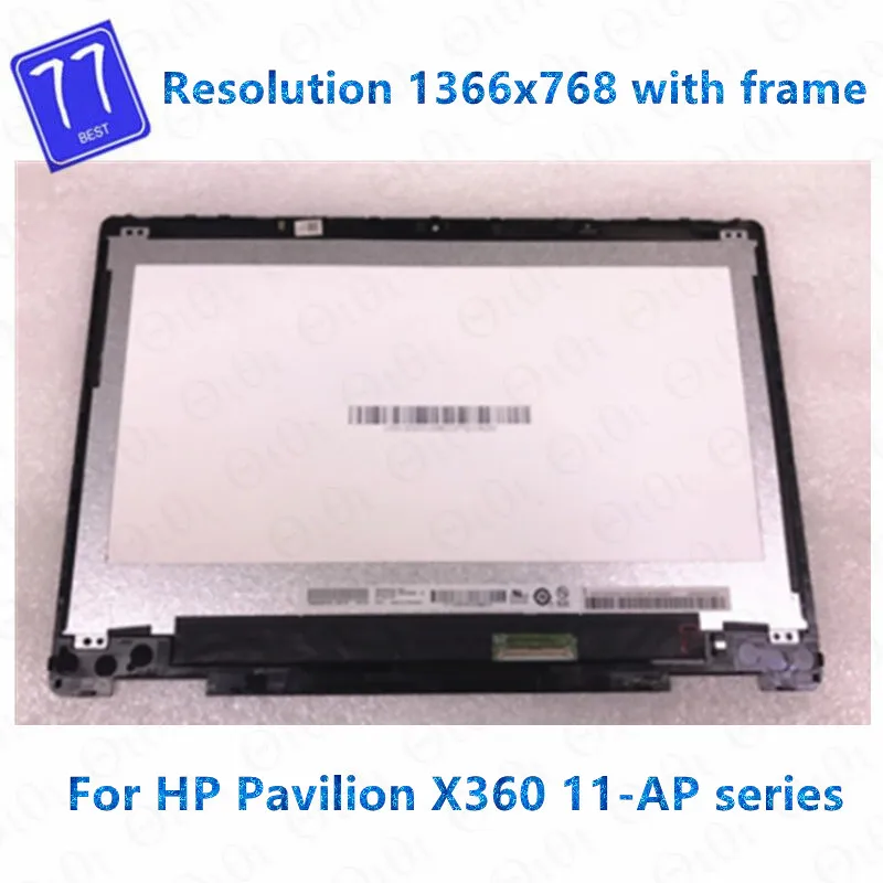 

11.6" For HP Pavilion x360 11-AP Series 11-ap LCD display touch screen digitizer Replacement ASSEMBLY HD 1366X768