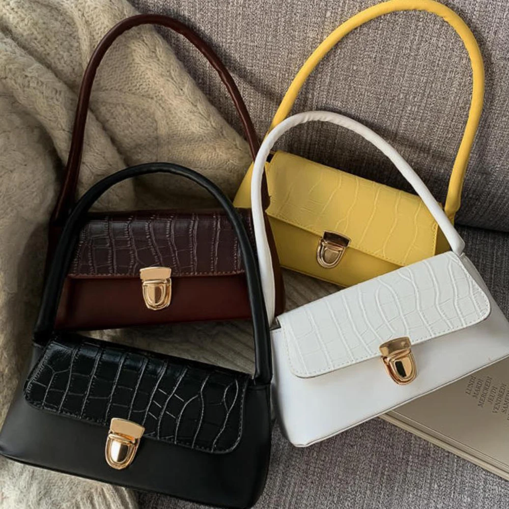 Сумка тоут женская в ретро стиле Модный Роскошный дизайнерский саквояж на плечо