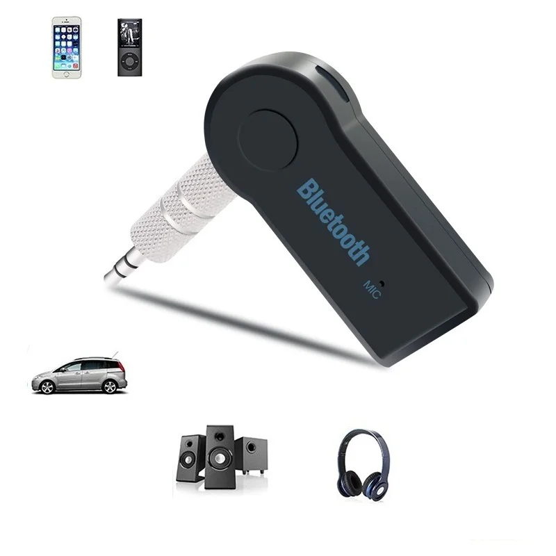 Bluetooth приемник с разъемом 3 5 мм автомобильный портативный беспроводной адаптер AUX