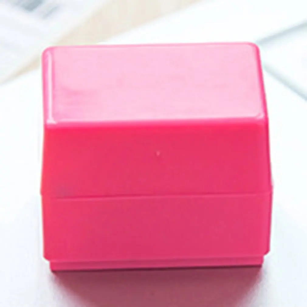 Тип ролика Безопасный Скрытый Id искаженный от чернил резиновый штамп для защиты