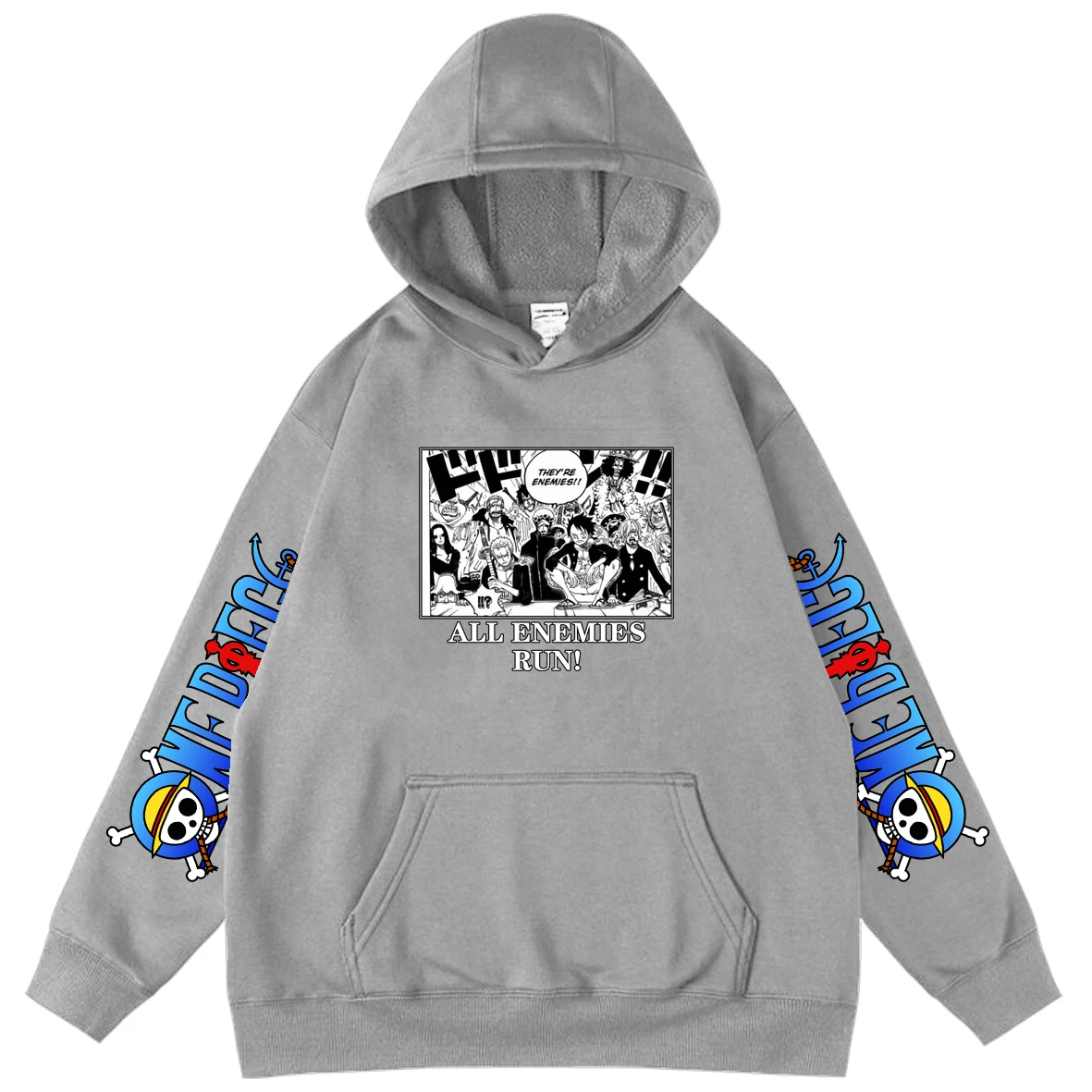 

ONE PIECE Anime Print Children's Clothing Hoodies Hoody Outerwear Fleece Hooded Sweatshirt Boy Girl Daily Casual Pullover Tops