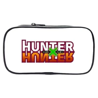 anime hunter x hunter pencil case make up box pen case stationery makeup case teenager anime hisoka morow zipper storage pouch