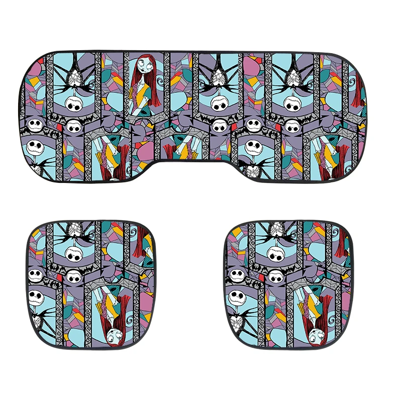 

JUN TENG герои мультфильмов дизайн картины автомобильное сиденье Подушка удобные флокирования Нескользящая ткань автомобильные аксессуары, комплект одежды из 3 предметов