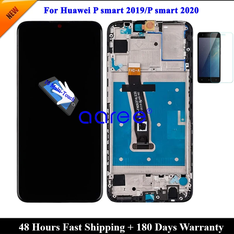 Pantalla LCD Original probada para Huawei P Smart 2019, pantalla LCD para Huawei P Smart 2019, montaje de digitalizador t&aacute;ctil-0