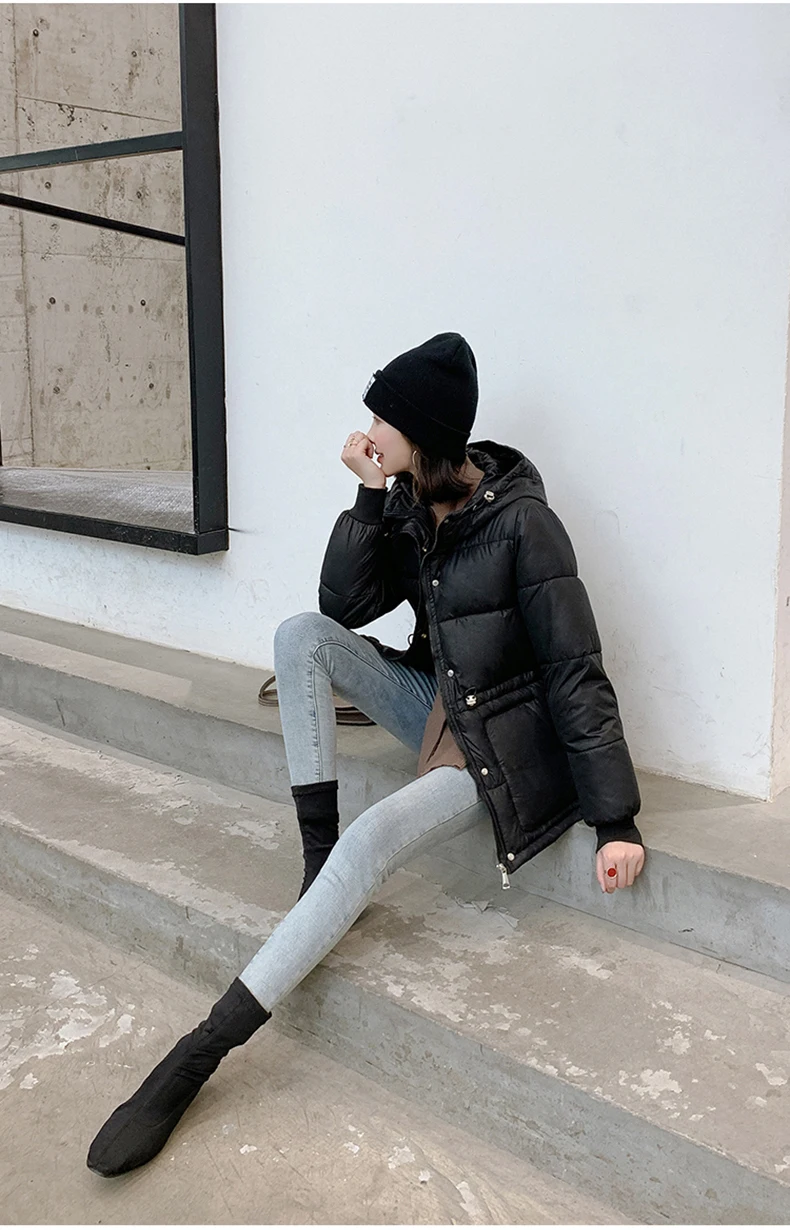 Зимние модные куртки, парки, пальто, плотные теплые мягкие куртки с капюшоном, зимняя куртка с большими карманами, верхняя одежда