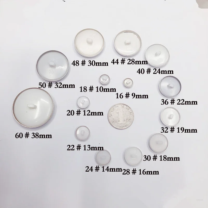 500 комплектов тканевых кнопок с покрытием компоненты для ручной работы кнопки