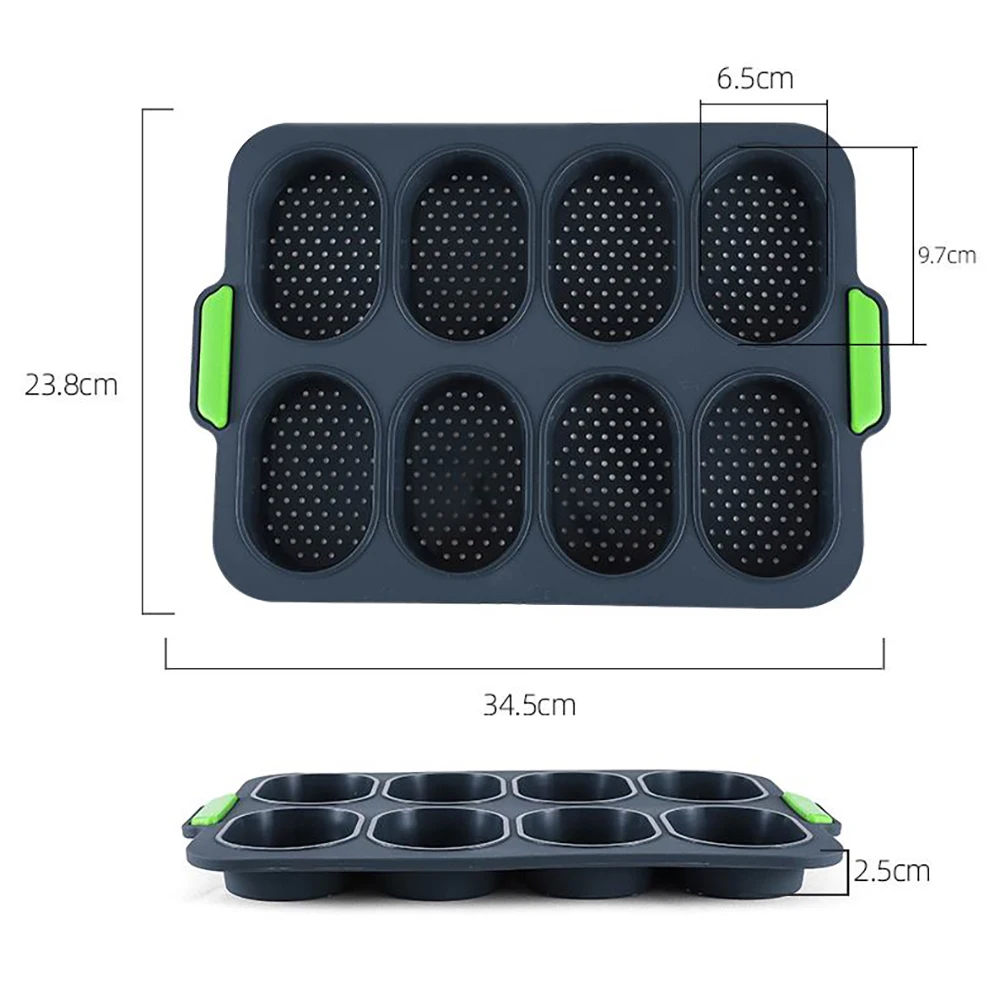 Мини выпечка багет лоток с антипригарным покрытием Еда Класс силиконовый