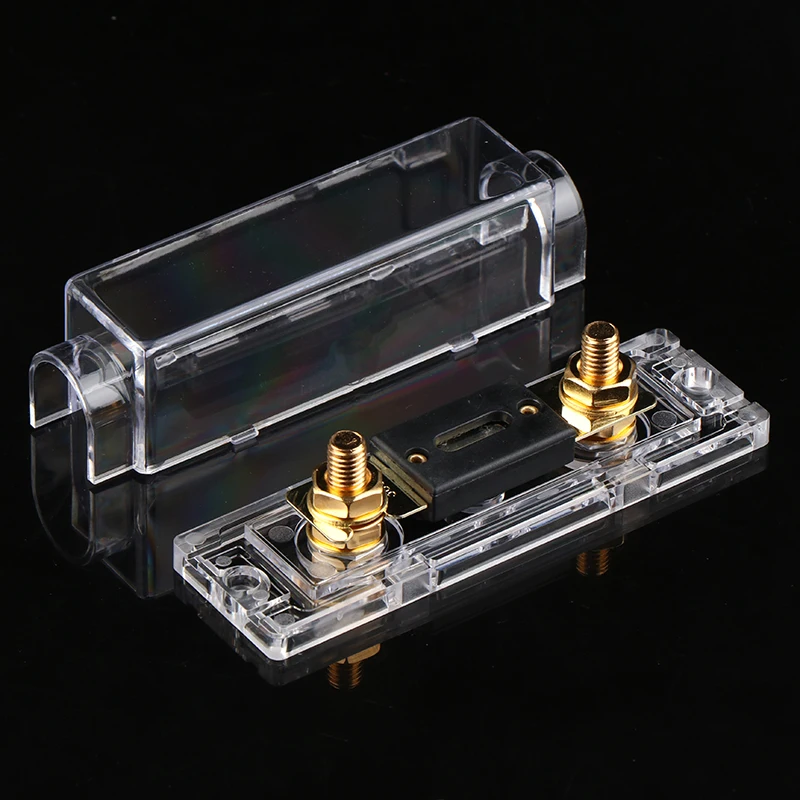 Прозрачный 100 200 300 AMP ANL Fuse Держатель болтов-on автомобильные держатели