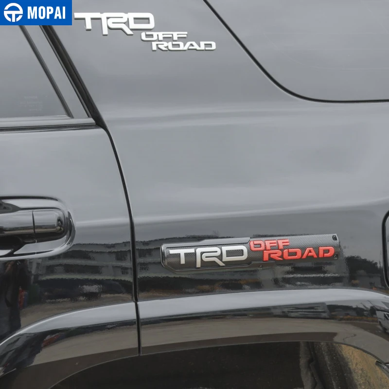 Автомобильные эмблемы MOPAI для Toyota ABS, эмблема TRD, наклейки на значок, Стайлинг для Toyota 4Runner для Toyota TUNDRA, автомобильные аксессуары