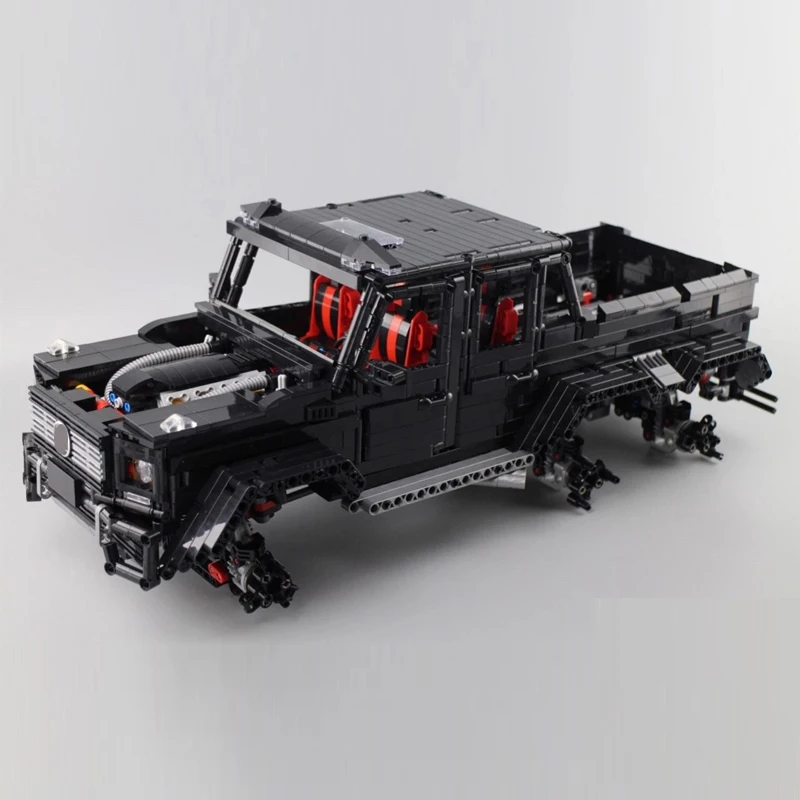 Масштаб 1:8 AMG G63 6X6 совместимый Technic MOC строительные блоки кирпичи развивающие игрушки дни рождения Gfits для мальчика