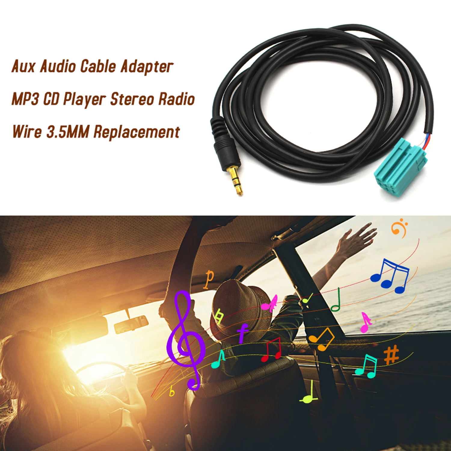 3 5 мм Замена для Renault Clio Megane Laguna Scenic Aux аудио кабель адаптер MP3 CD плеер стерео радио