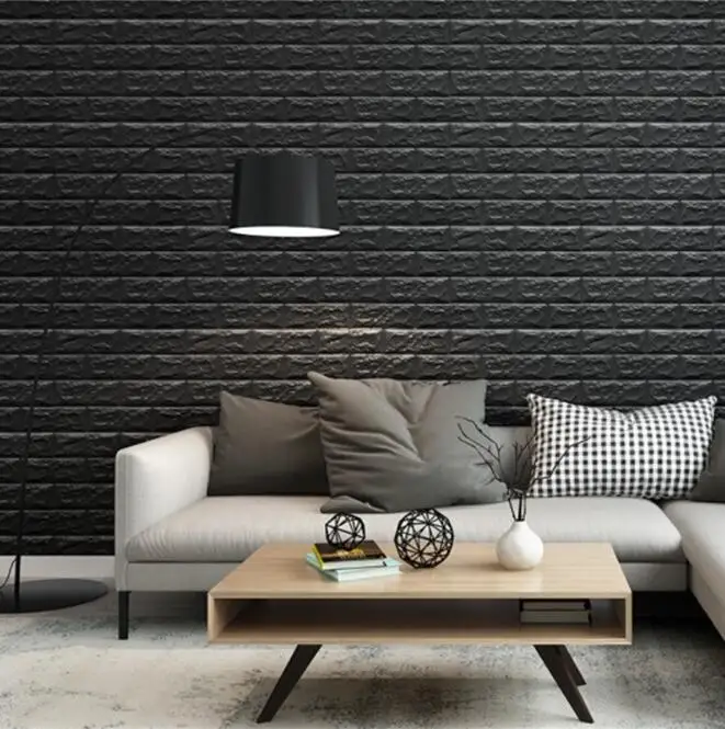 77*38 см 3D кирпичные украшения для дома настенные наклейки гостиной спальни декор