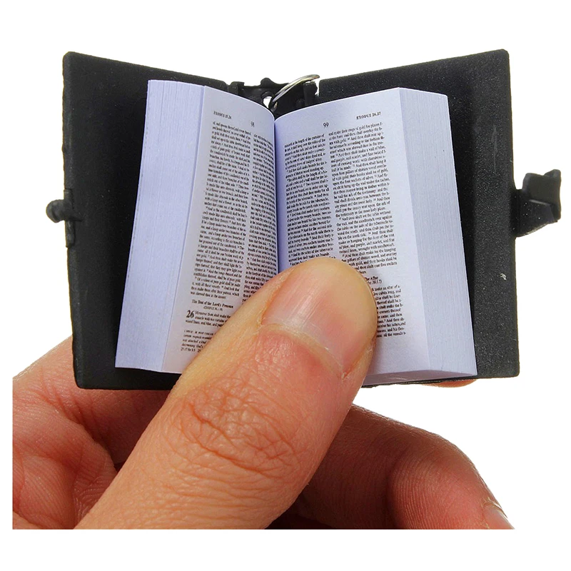 Брелок для ключей с Библией на английском языке Христианский подарок Воскресная