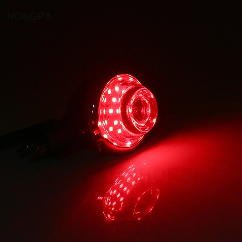 Для Harley Chopper Bobber Кафе Racer мотоцикл задний Регулируемый Стоп светильник лампа 2