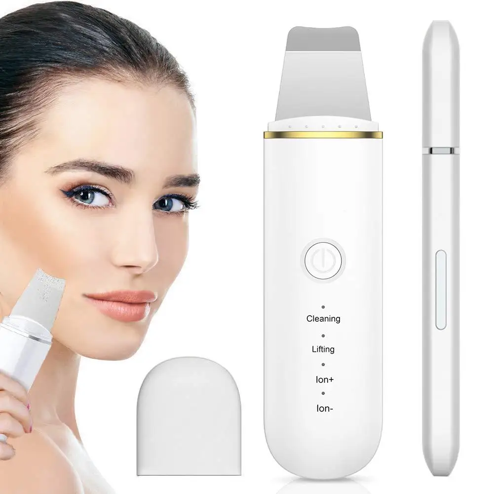 

Electric Ultrasonic Facial Pore Cleaner Blackhead Acne Remover Skin Scrubber Blackhead Extractor Tool Skin Care