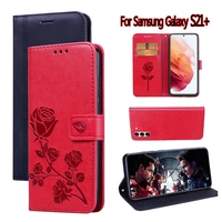 cover for samsung galaxy s21 plus case sm g996 flip phone protective shell for funda samsung s21plus s21 plus case leather book