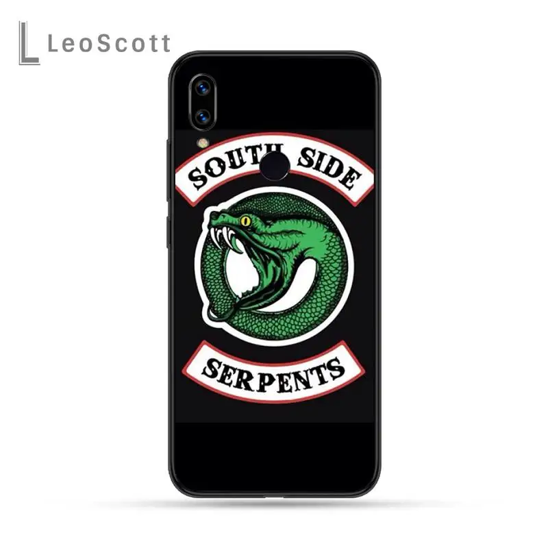 

American TV Riverdale Southside Serpent Phone Case For Xiaomi Redmi Note 4 4x 5 6 7 8 pro S2 PLUS 6A PRO