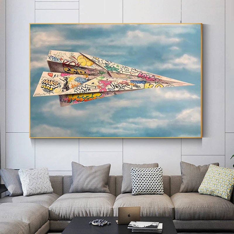 

Street Graffiti Art Inspiration Lips Art Canvas Posters and Prints Wall Art Canvas Painting Abstract Pictures for Home Decor