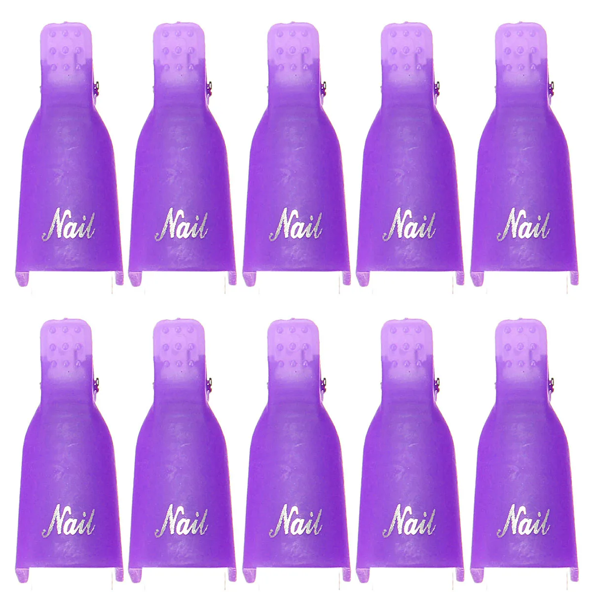 Колпачки на средство для снятия УФ гель-лака зажимов LIDDY 10 шт./компл.