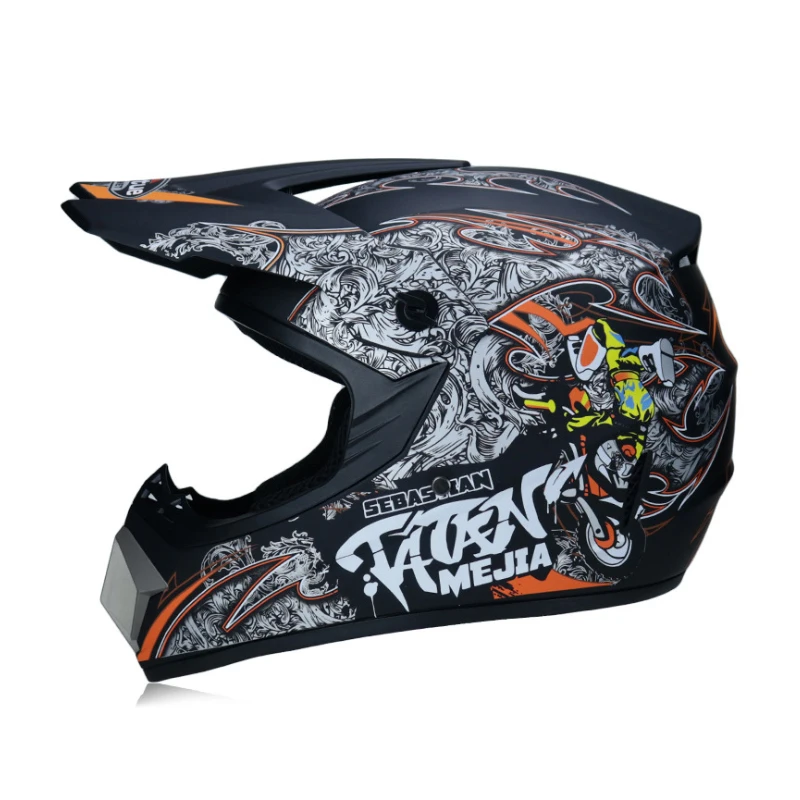 Профессиональный Гоночный Кроссовый шлем hors route Casque Moto Capacete Moto Casco внедорожный мультяшный детский мотоциклетный шлем