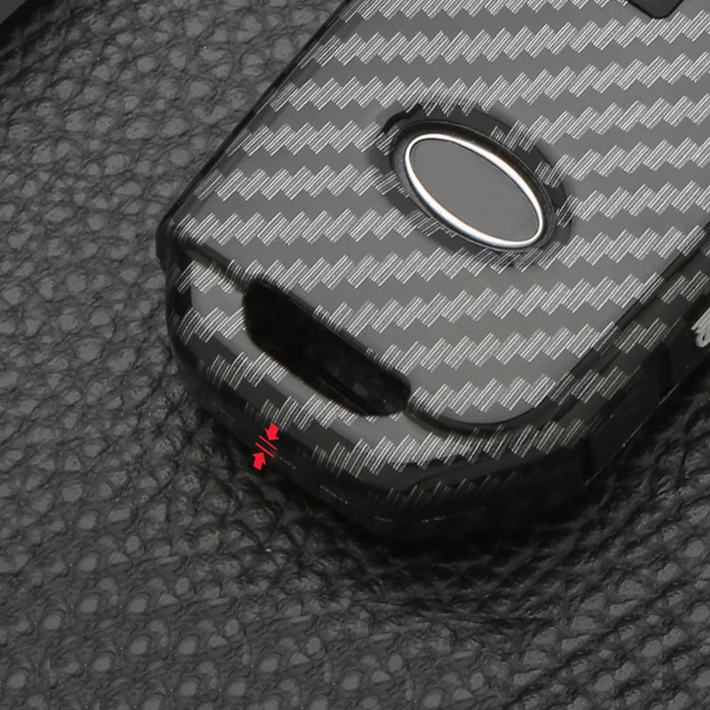 Чехол для ключа автомобиля из углеродного волокна с дистанционным управлением KIA