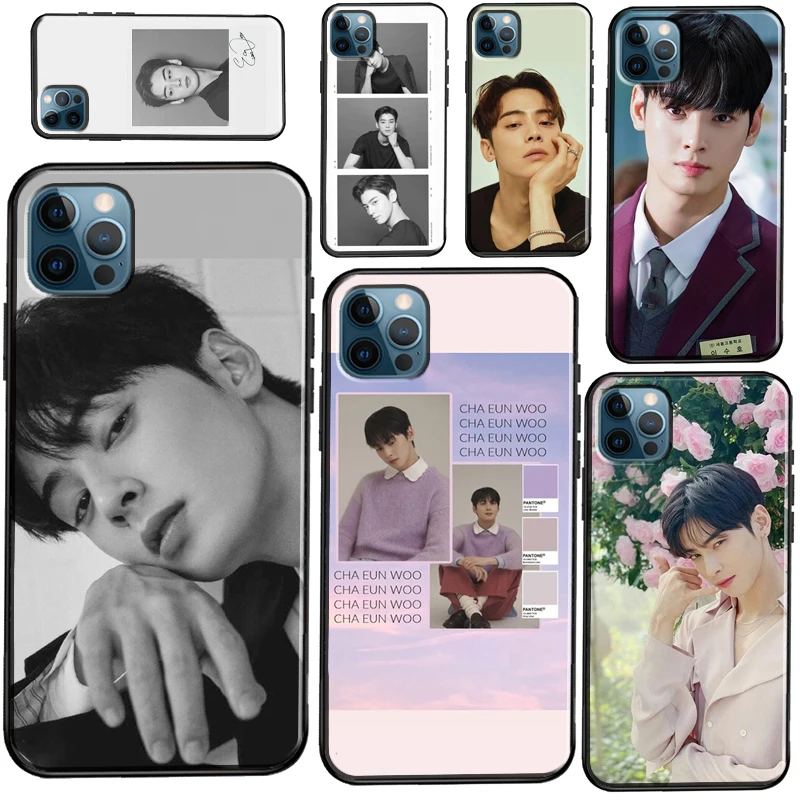 

True Beauty Cha Eun Woo Case For iPhone 11 14 12 13 Pro Max X XR XS Max SE 2020 6S 7 8 Plus 12 13 Mini Cover Shell