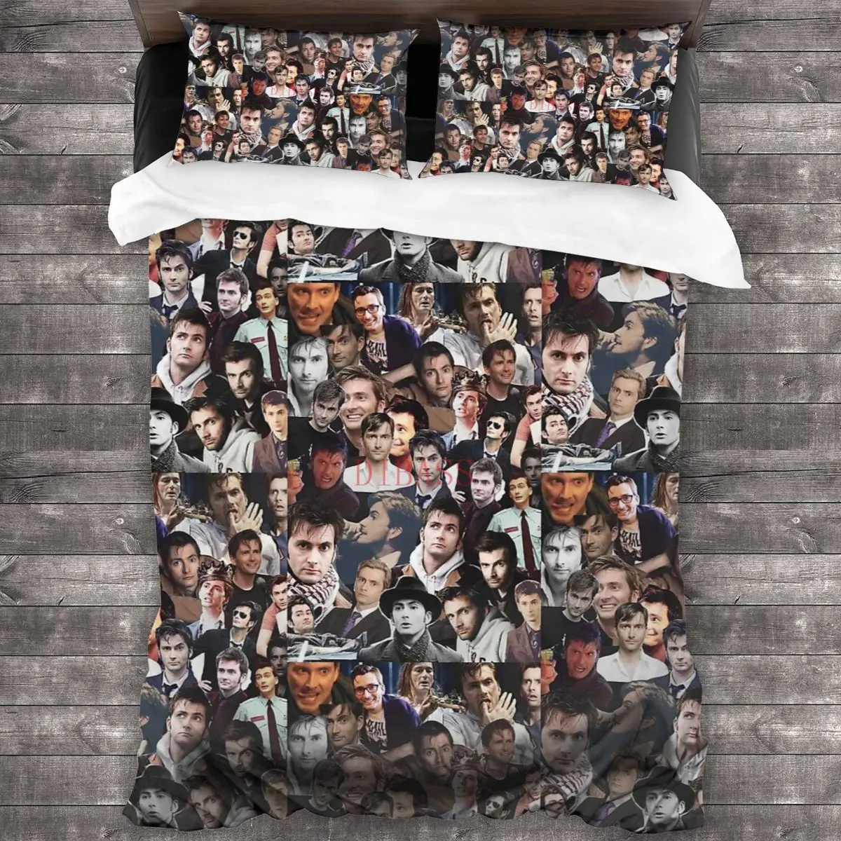 

David Tennant Collage 100%Pure Cotton Comforter Set with 2 Pillowcase,Soft Microfiber Duvet Cover Set, Bedding Sets Bed Set