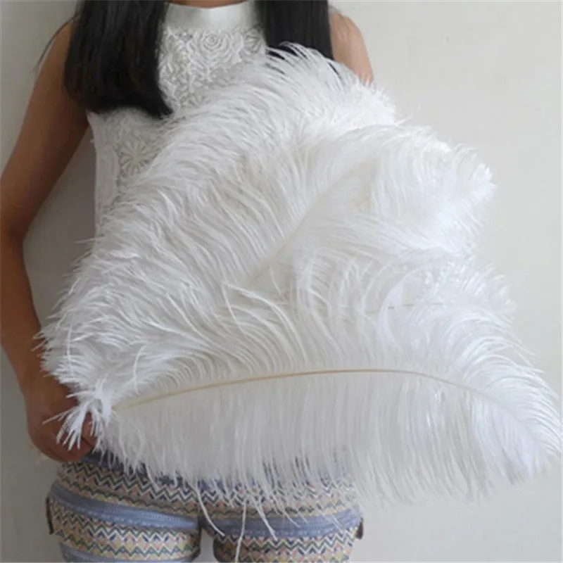 

Promotion 50pcs/lot High Quality Ostrich Feather 45-50cm/18-20inches Jewelry Party Wedding Diy Carnival Plumes Plumas