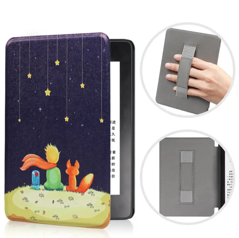 Чехол Gligle handstrap для Amazon kindle Paperwhite 4 корпус электронной книги 1 шт./лот+ пленка для экрана+ сенсорная ручка - Цвет: 16